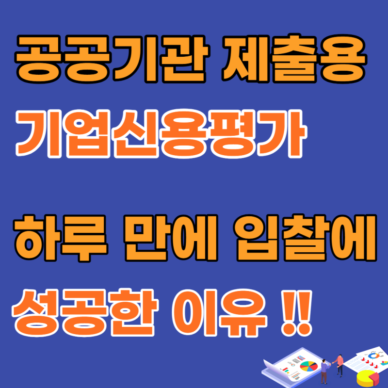 공공기관 제출용 기업신용평가, 하루