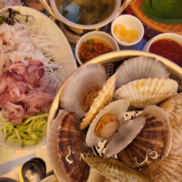  [초장집 천호점] 천호역 로데오 맛집/막회 가리비찜 돌멍게 술이 술술
