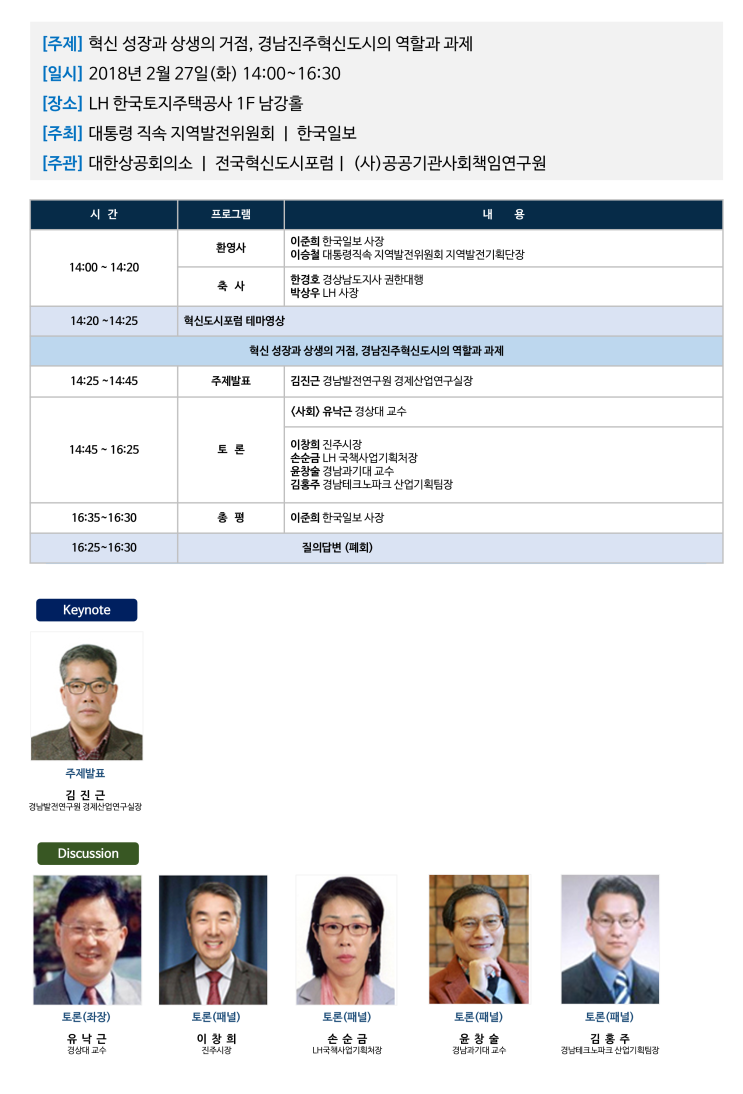  경남 · 진주 혁신도시포럼