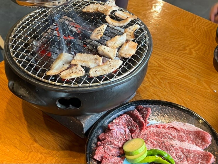  신사역 점심은 신사 가로수길 맛집 야키니쿠 규 런치세트 추천