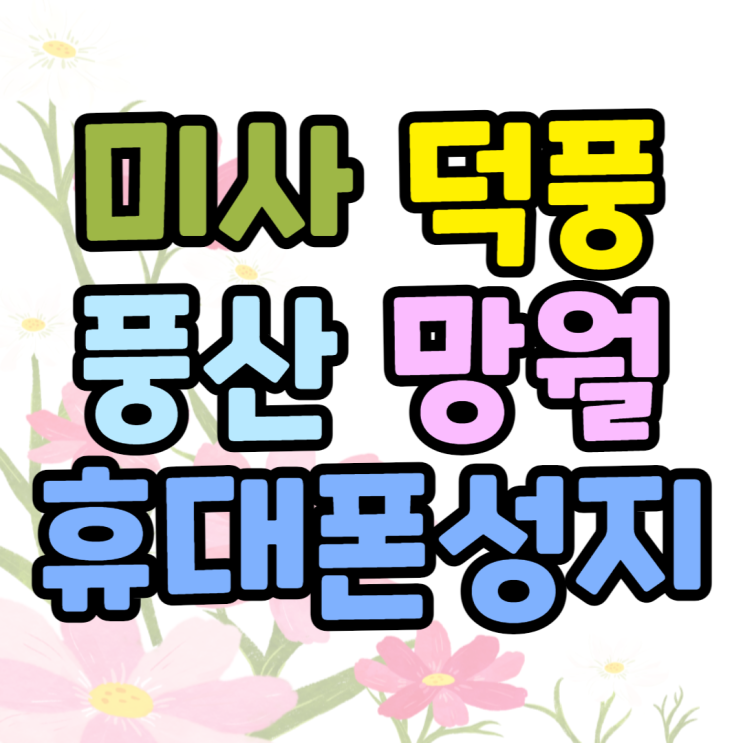미사 휴대폰 성지 풍산 망월 덕풍 핸드폰 최저가 미사 휴대폰 성지 풍산 망월 덕풍 핸드폰 최저가