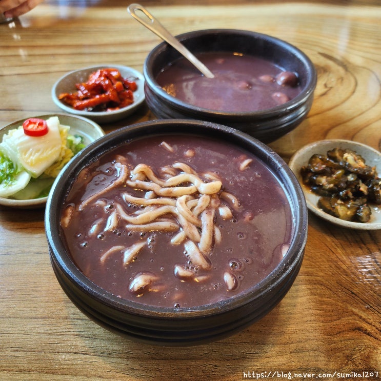 양평 맛집 문호리팥죽 뜨끈한 팥칼국수에 힐링했어요