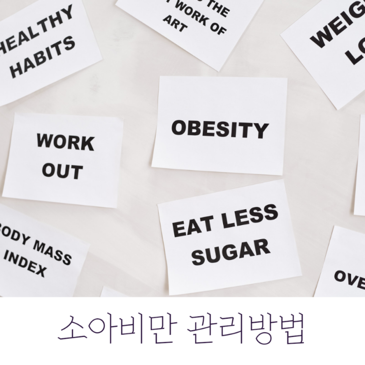 소아비만 위험성과 관리방법 총정리