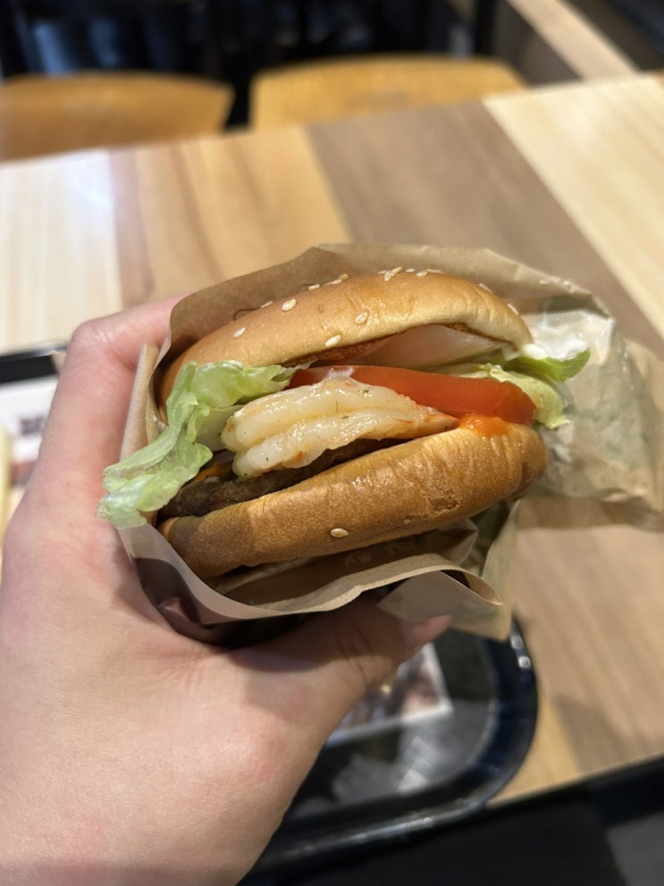  [가산] 버거킹에서 통새우와퍼주니어 올데이킹 먹기. 퇴근 후 가산디지털단지역 버거킹 방문