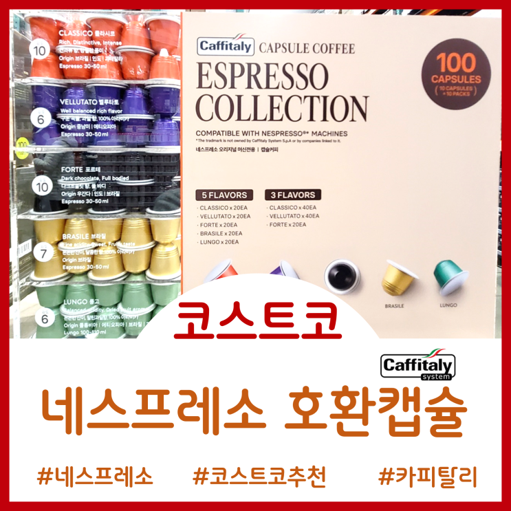  코스트코 네스프레소 호환캡슐 추천템 - 찐가성비의 카피탈리 커피캡슐 후기