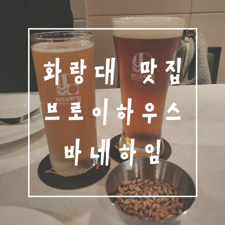  화랑대역 공릉 맥주맛집 브로아히우스바네하임