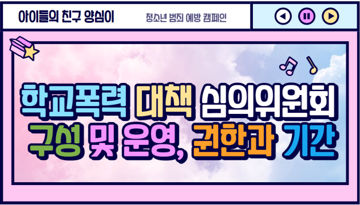 학교폭력 대책 심의위원회 구성 및 운영, 권한과 심의기간