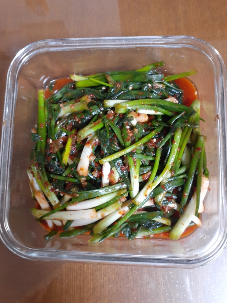  파김치된날 파김치담았네