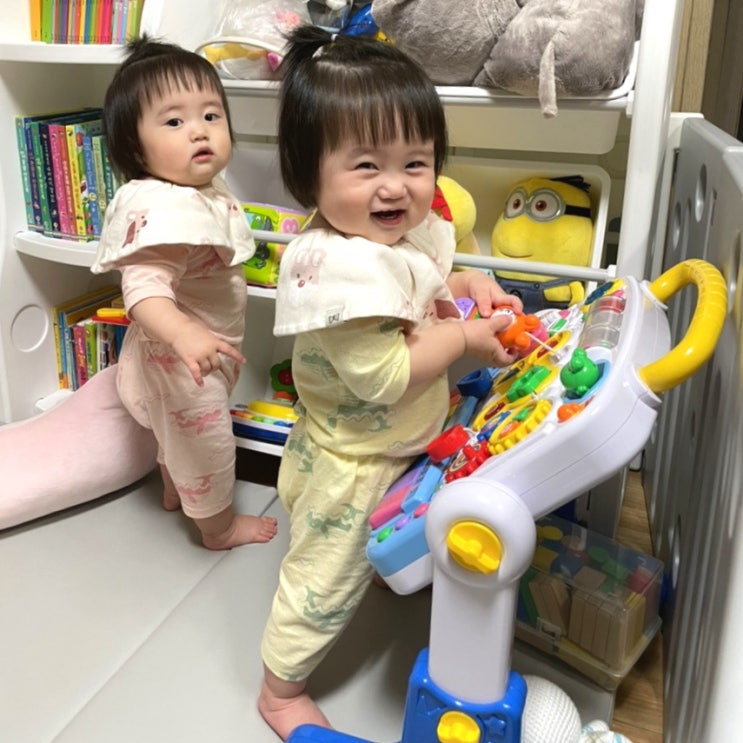  11개월 쌍둥이 발달 이유식,수유양/윈더윅스/걸음마연습/소리 인지/편식/빠빠이