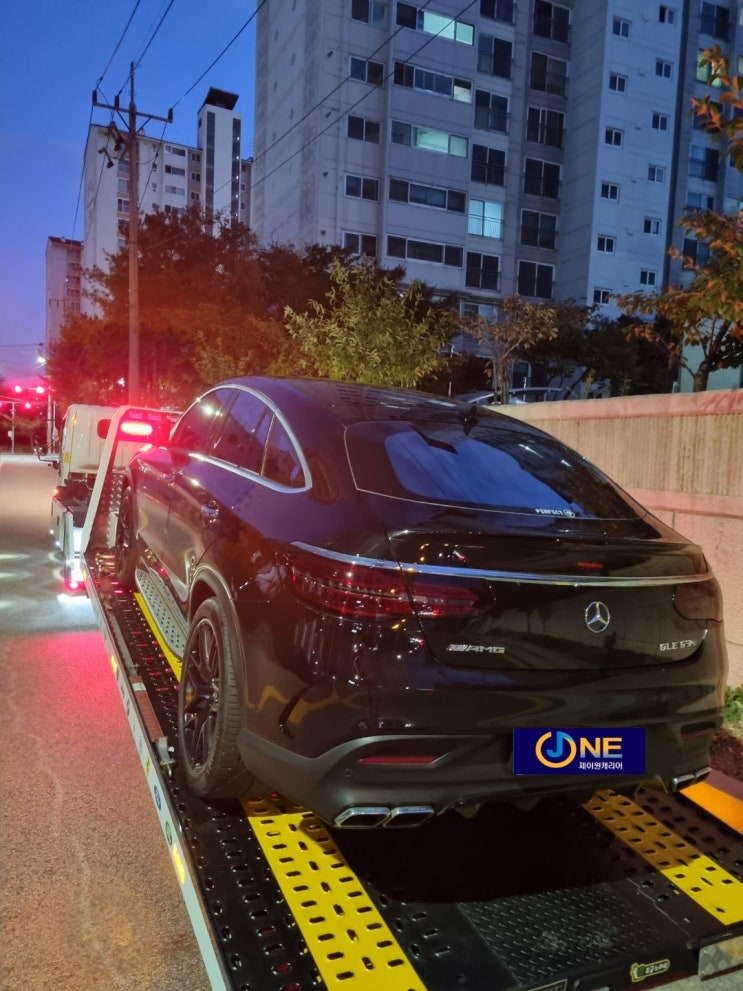  벤츠 GLE S63AMG[제이원캐리어] 김해-거제도 탁송.