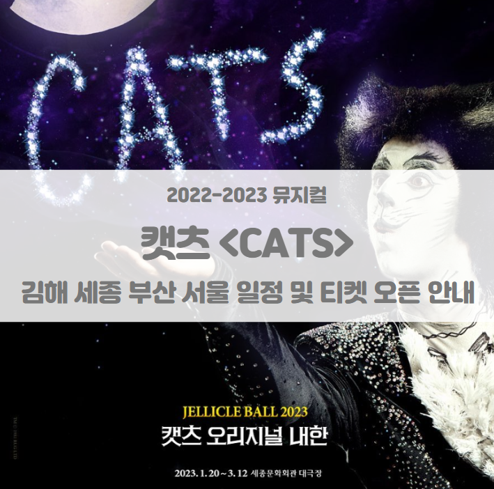 뮤지컬 캣츠 오리지널 내한 투어 김해 세종 서울 부산 티켓팅 일정 및 기본정보 뮤지컬 캣츠 오리지널 내한 투어 김해 세종 서울 부산 티켓팅 일정 및 기본정보