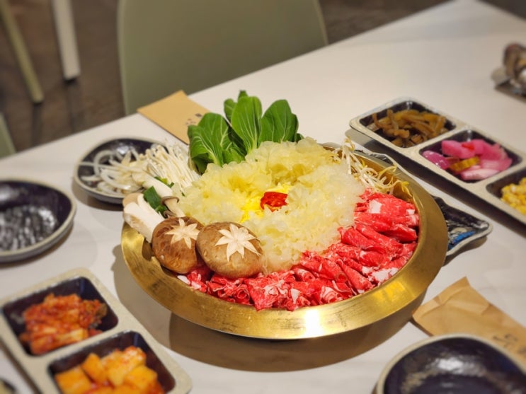  화명 맛집 우화한식당, 논뷰도 전골뷰도 너무 우아해