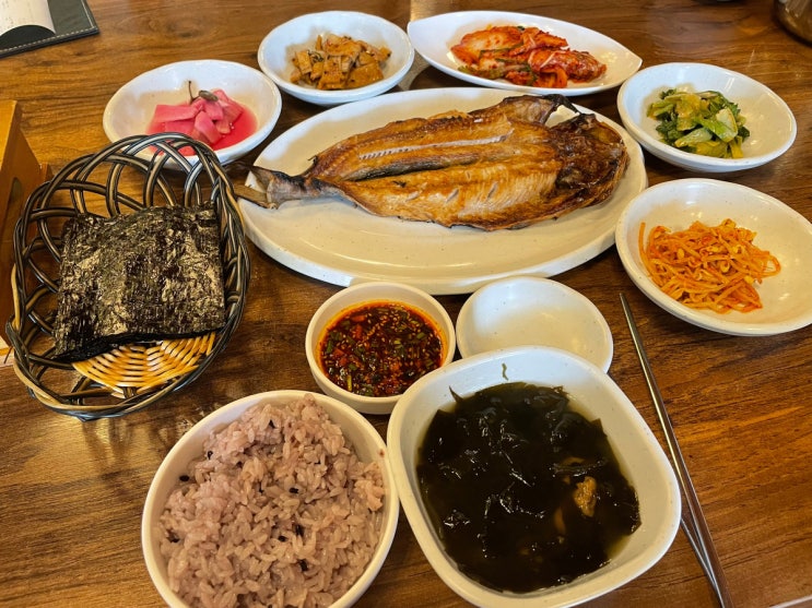 의왕 청계동 생선구이 맛집 '굼터'에서 먹은 임연수 구이