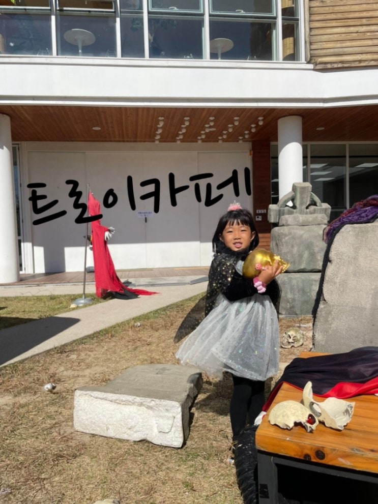  아이랑 갈만한곳 야외 글라스룸 대형카페 ️여주 트로이카페