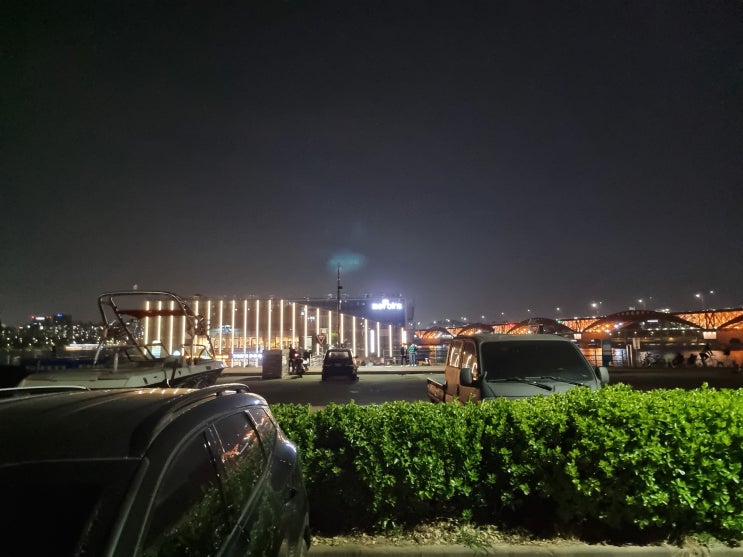  [스타벅스 망원한강공원점] 거 서울 한강 야경 구경하기 딱 좋은 날씨네