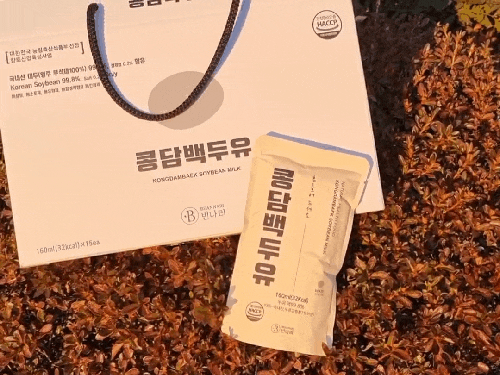  무첨가 무설탕두유추천 빈나리 콩담백두유 진한서리태콩물 맛있어요