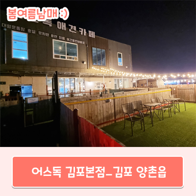  김포 애견 동반 카페,애견 유치원-어스독 김포 본점