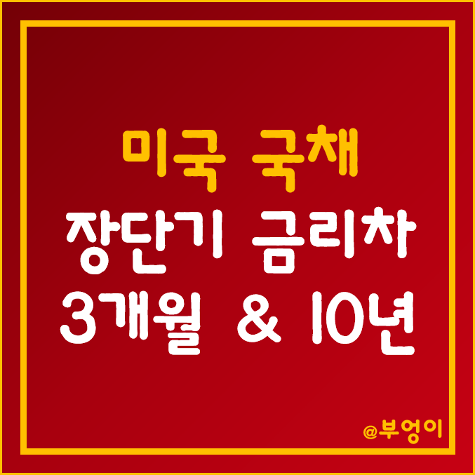 [경제용어] 미국 장단기 금리차 & 금리 역전 - 연준 FOMC 기준 금리 인상 및 3개월, 2년, 10년물 국채 (경제지표)