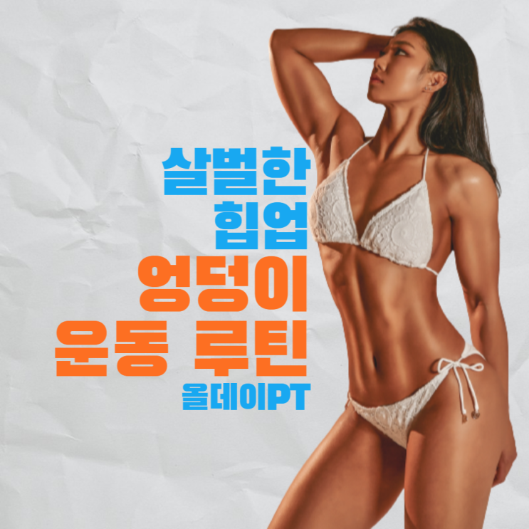  살벌한 힙업! 엉덩이 운동 루틴 / 까치산pt 올데이
