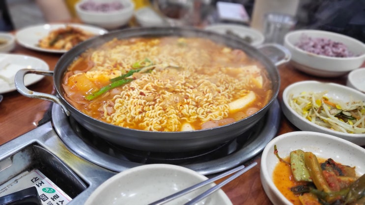 안양 아이에스비즈타워 맛집 고기창고 부대찌게 식사 후기 A to Z