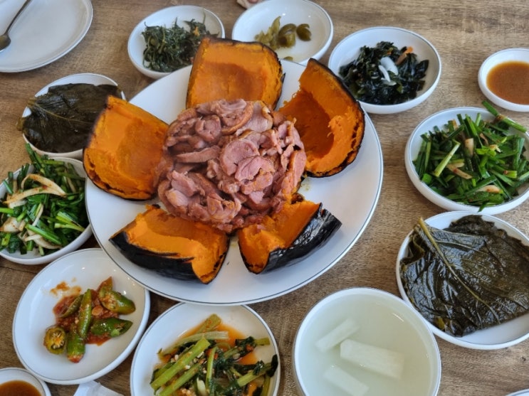  [고양시덕양구맛집] 일산 행주산성 "고야"솔직후기(22/10/15방문)/호박오리구이&대통밥