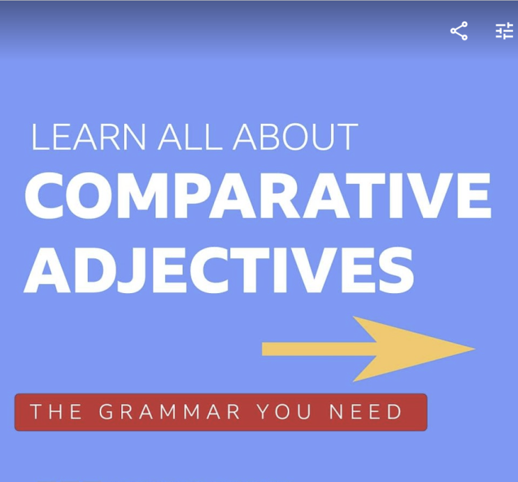 [영어] 비교급 형용사(Comnparative adjectives) 사용법
