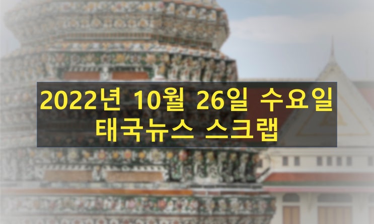  태국 불법체류자 마약 클럽 체포, 빈곤문제, 범람주의, 에볼라, 공공안전감시센터, 총기단속, 한태교류, 화장품  - 한영 태국뉴스