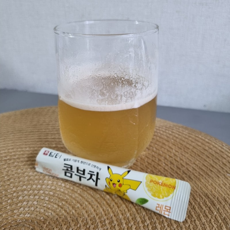 담터 포켓몬 콤부차 후기 / 티젠 vs 담터 콤부차 레몬맛 비교 후기 : 네이버 블로그