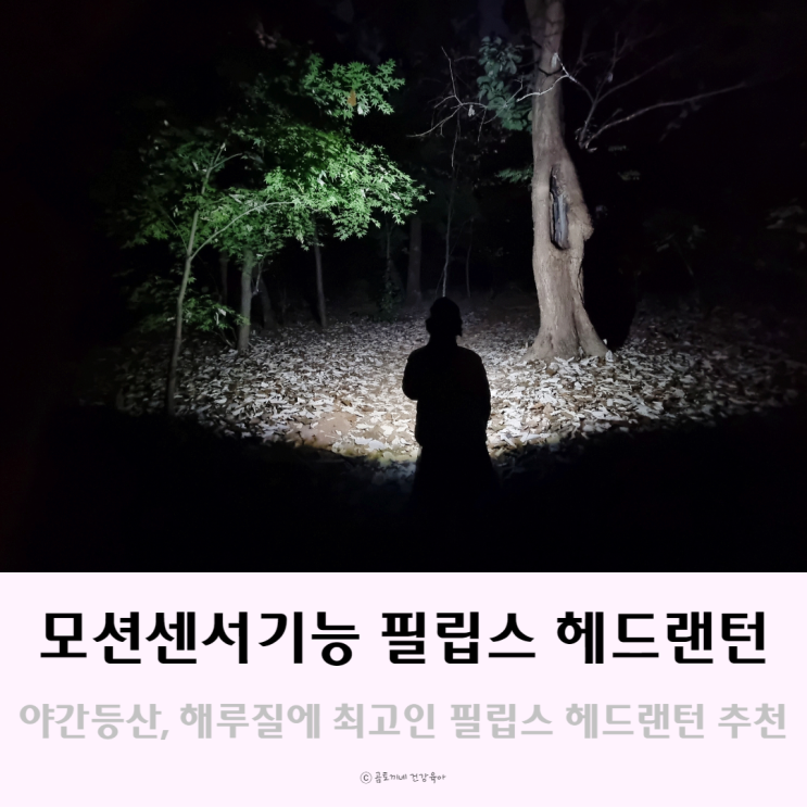 모션센서가 장착된 필립스 HL22M LED 헤드랜턴 야간등산 및 해루질에 추천 모션센서가 장착된 필립스 HL22M LED 헤드랜턴 야간등산 및 해루질에 추천