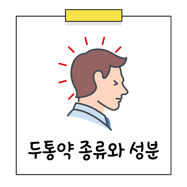  약국 두통약 성분과 종류 및 효능/부작용 요약 (ft. 타이레놀, NSAIDs)