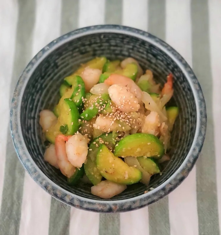  애호박 요리.[새우 애호박볶음] 맛있는 집 반찬 레시피.