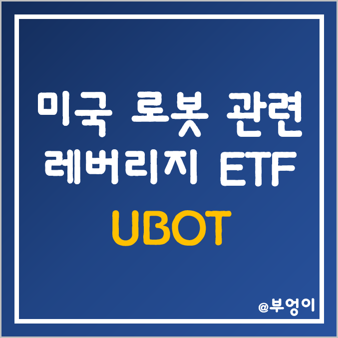 미국 로봇, AI, 자동화 관련 주식 레버리지 ETF - UBOT 주가 (인공지능 테마주 / 관련주)