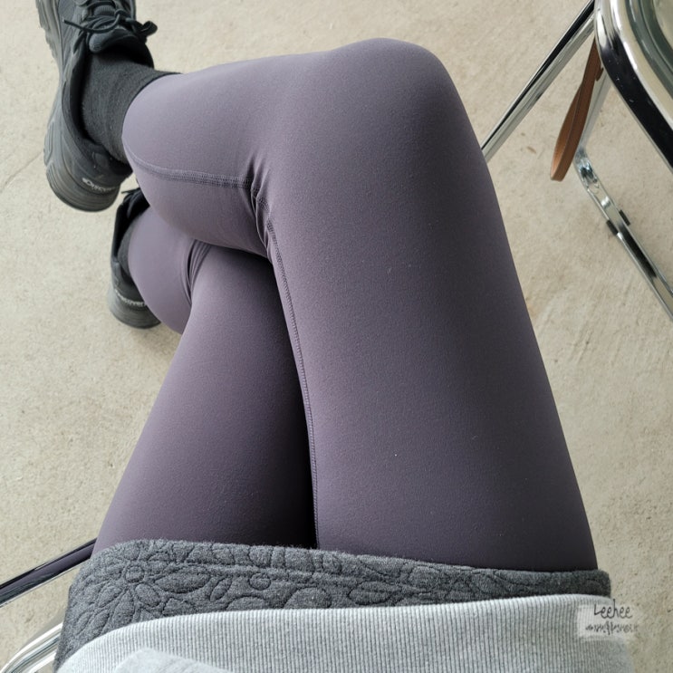  안다르 기모레깅스 기모바지 운동복뿐아니라 데일리한 여자 가을 코디로
