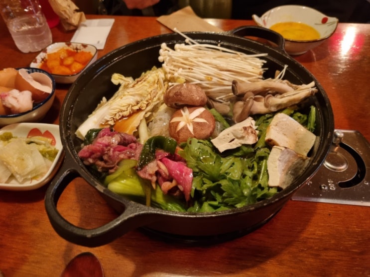  공덕역 맛집  : 자쿠자쿠 (스키야키 전문점)