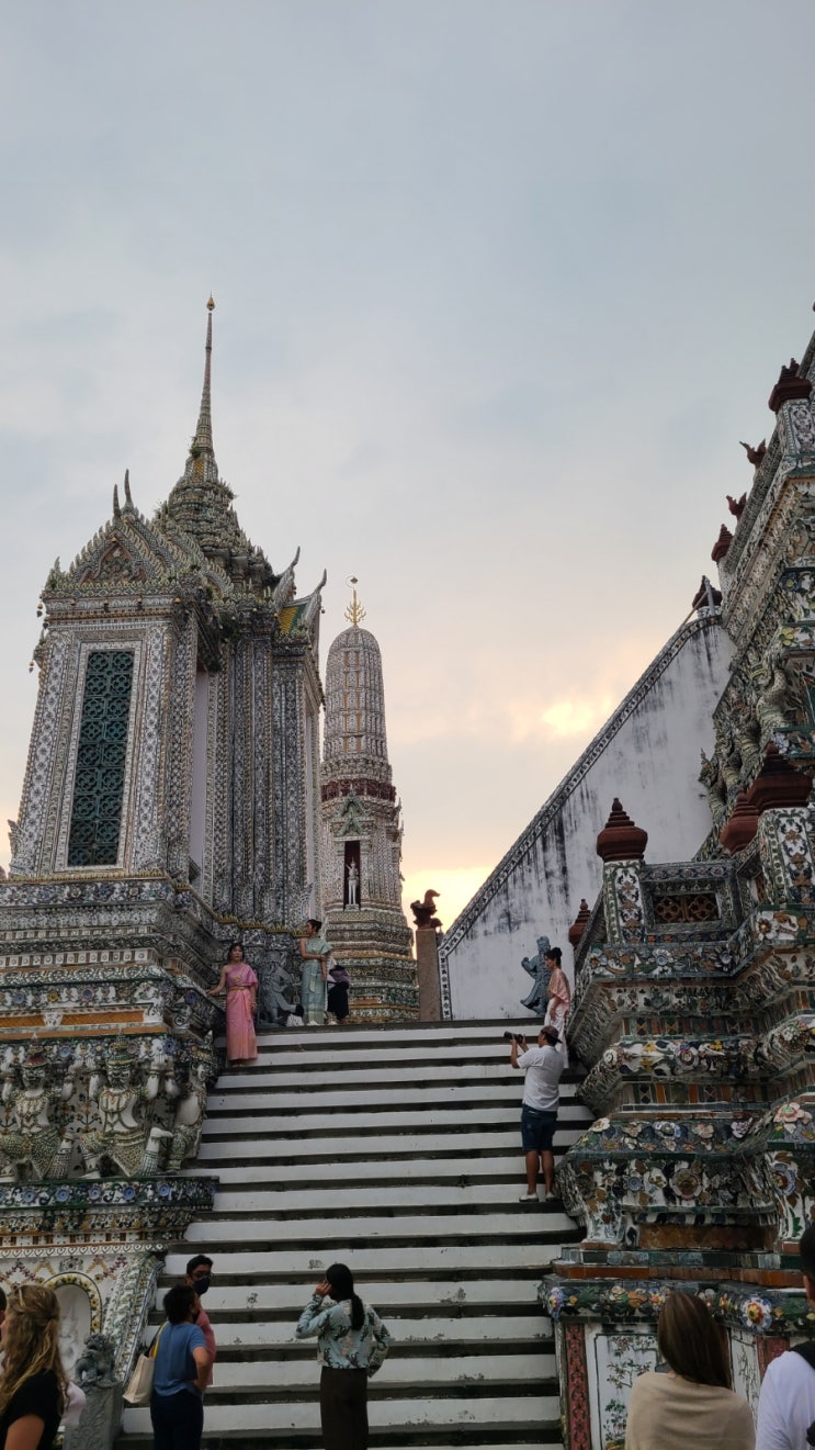 방콕 새벽사원 왓아룬 가는방법 수상보트 타기