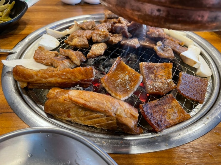 왕십리 돼지갈비 맛집, 만석갈비는 껍데기도 맛있다!