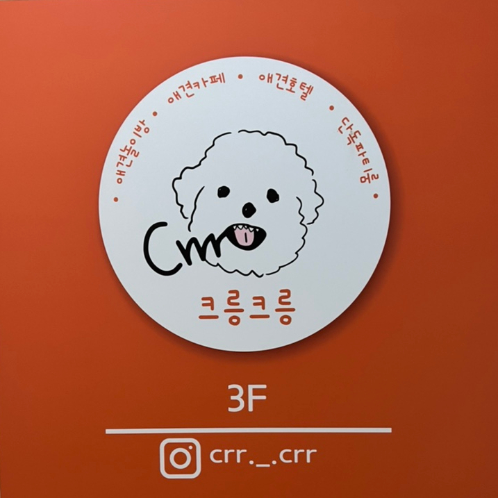  수완지구 크릉크릉 애견카페, 포토존 가득한 실내