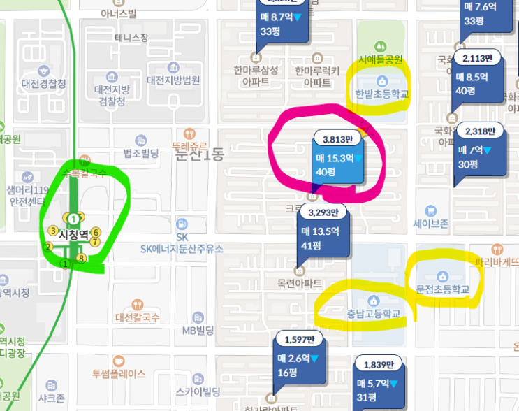  대전 대장아파트 크로바아파트의  남성헤어컷 전문 성민이용원- 만원대 !!