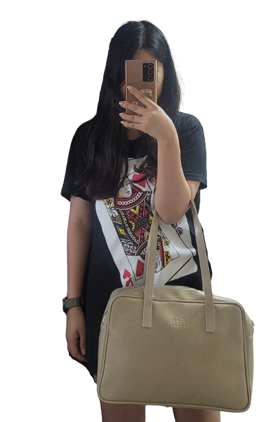 가벼운숄더백 필인더블랭크 Trapezoid Shoulder Bag (crack)(oatmeal) 가벼운숄더백 필인더블랭크 Trapezoid Shoulder Bag (crack)(oatmeal)