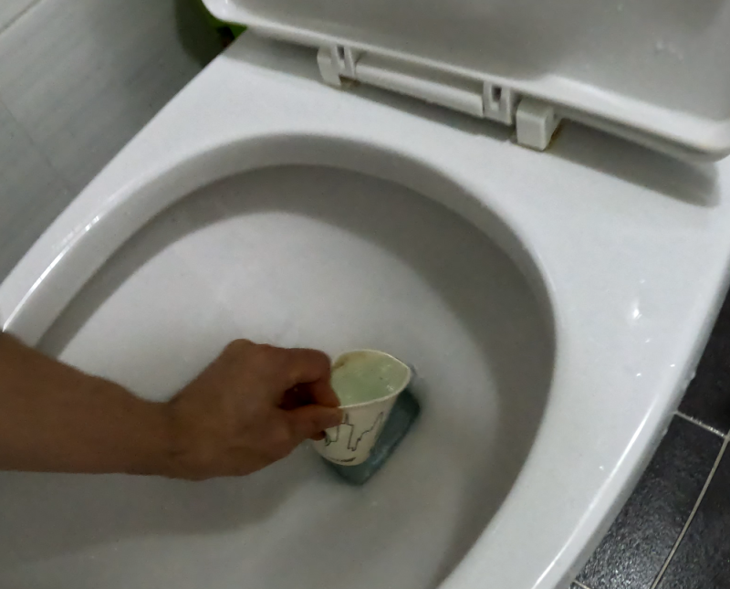 변기 요석제거제 사용법, s크린 다이소 : 네이버 블로그