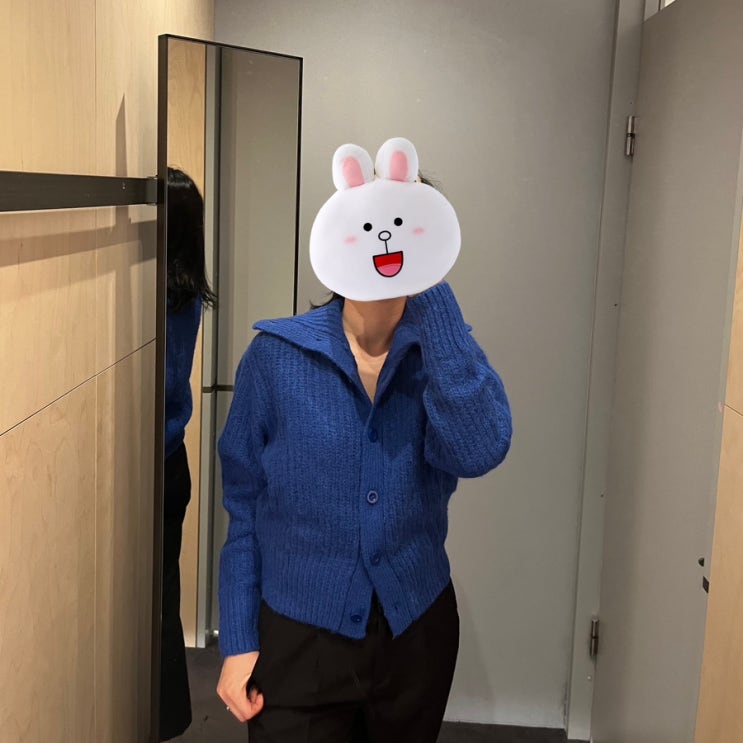  COS 스프레드 칼라 울 가디건 블루 | 오눅 코스 뉴욕 가디건 독일직구