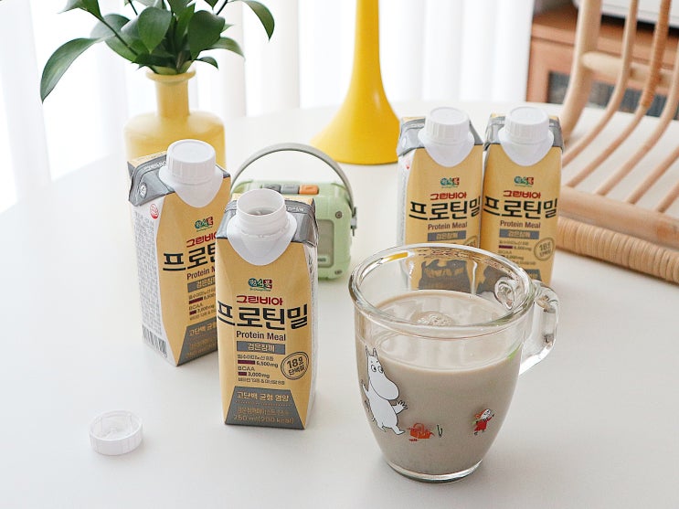  단백질 음료 추천 그린비아 프로틴밀 운동 후 간편한 한끼로 딱!
