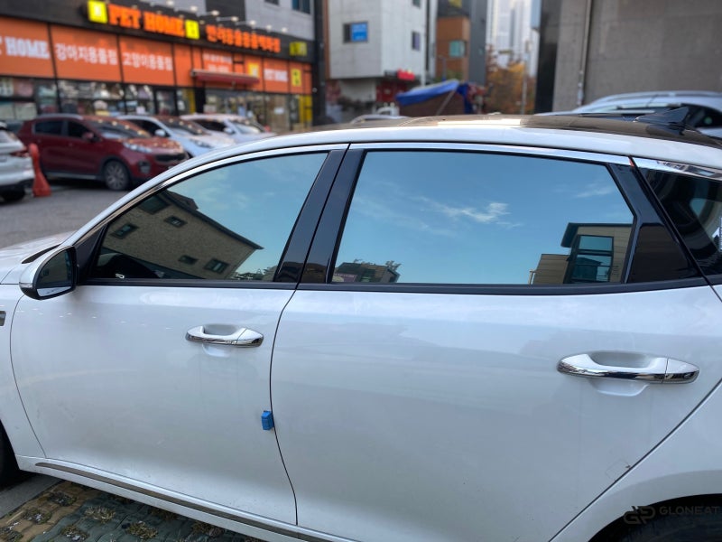 인천 서구 / 썬팅 / 인천 청라썬팅 쿠폰기포썬팅 벗겨내고 색감 이쁜 반사썬팅 글라스틴트 선셋 / 기아 / K5