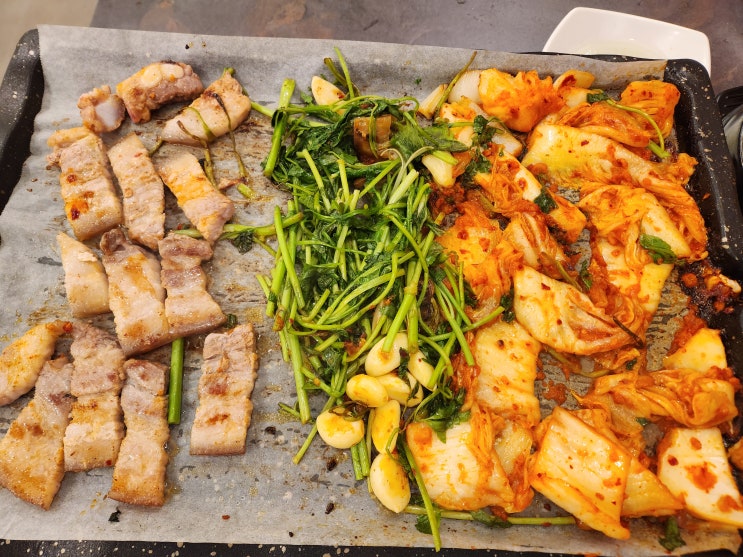  신도림역 미나리와 김치의 조합이 맛있는 미나리우리삼겹 신도림점!, 영등포구청 맛집의 신도림 상륙!