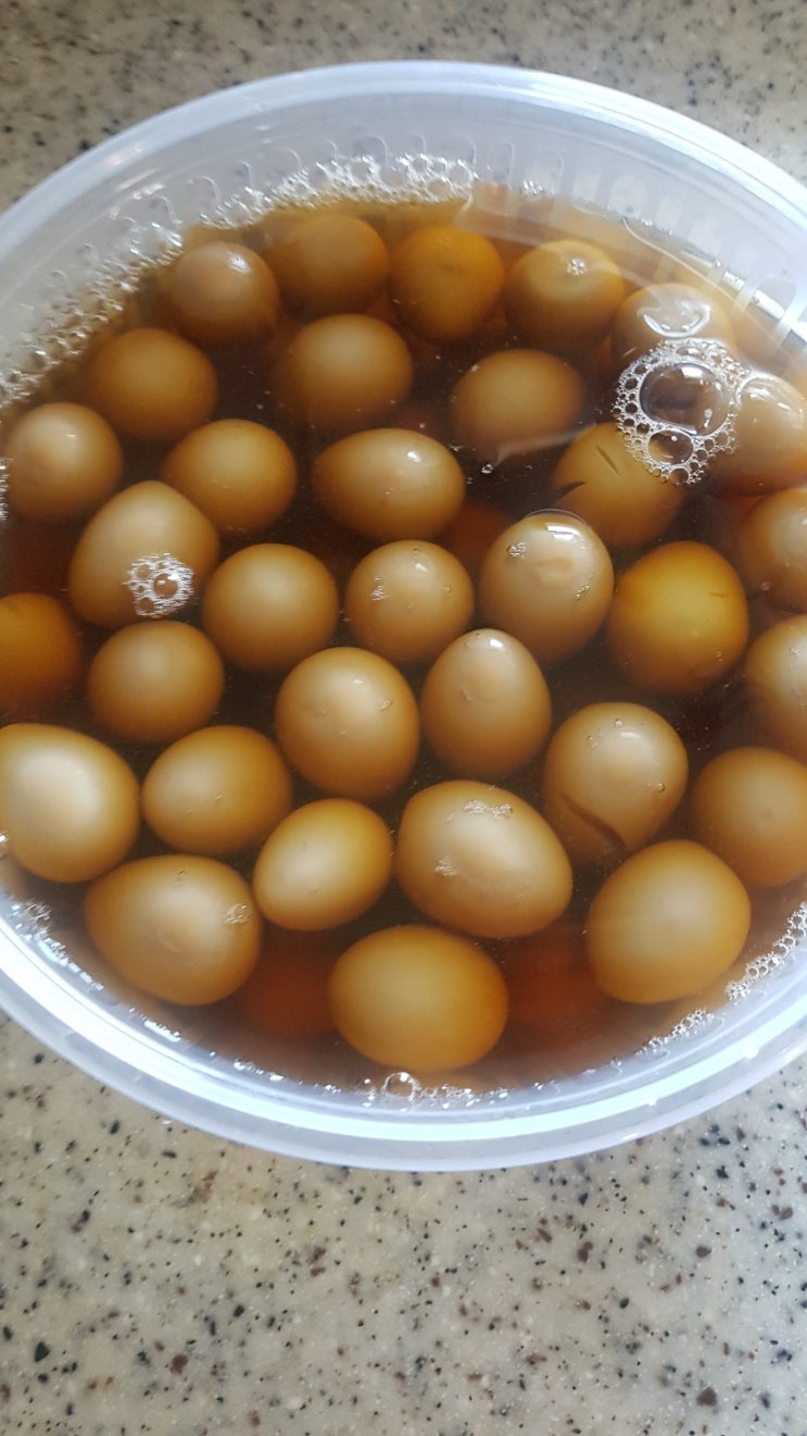 두번 삶은 맛있는 메추리알과 메추리알 장조림