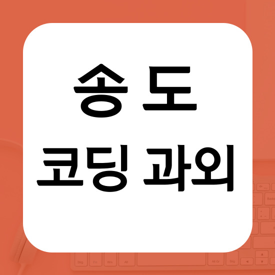  송도 코딩과외 초등 중등 코딩배우기 중학생 자바스크립트 코딩학습