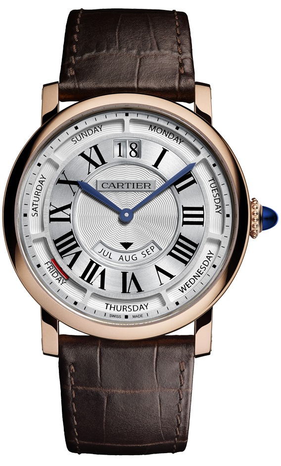  Cartier Rotonde de Cartier Quantieme Annuel 워치페이스 까르띠에