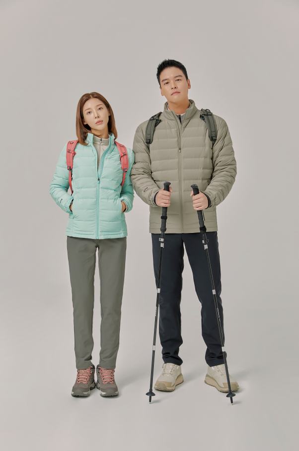  마운티아 22FW 이장우화보 패션 걍량다운으로 따뜻하게
