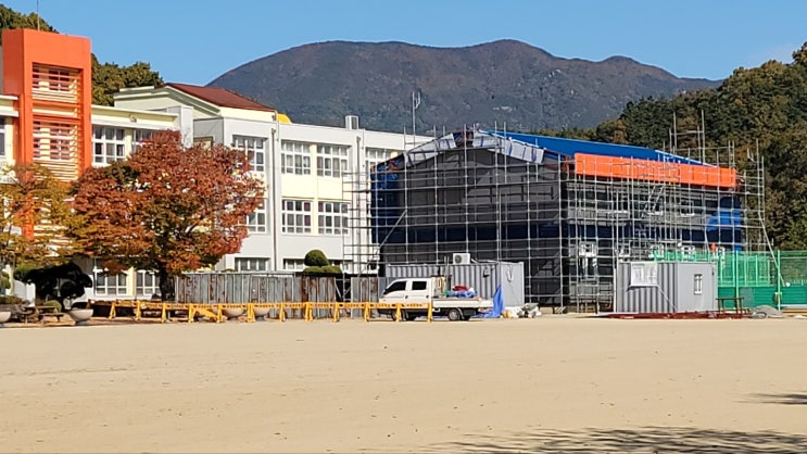  구미 군위-중학교 강당 슬라이딩 전동창