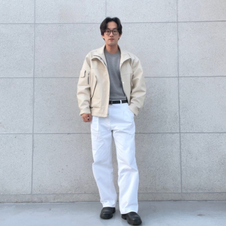  남자 자켓 추천 리버클래시 가죽 라이더 자켓 코디